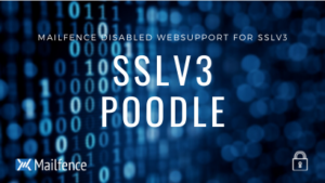 Mailfence disabled websupport for SSLv3