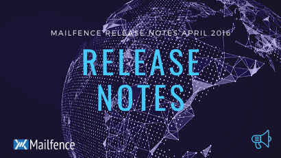 Mailfence Release Notes