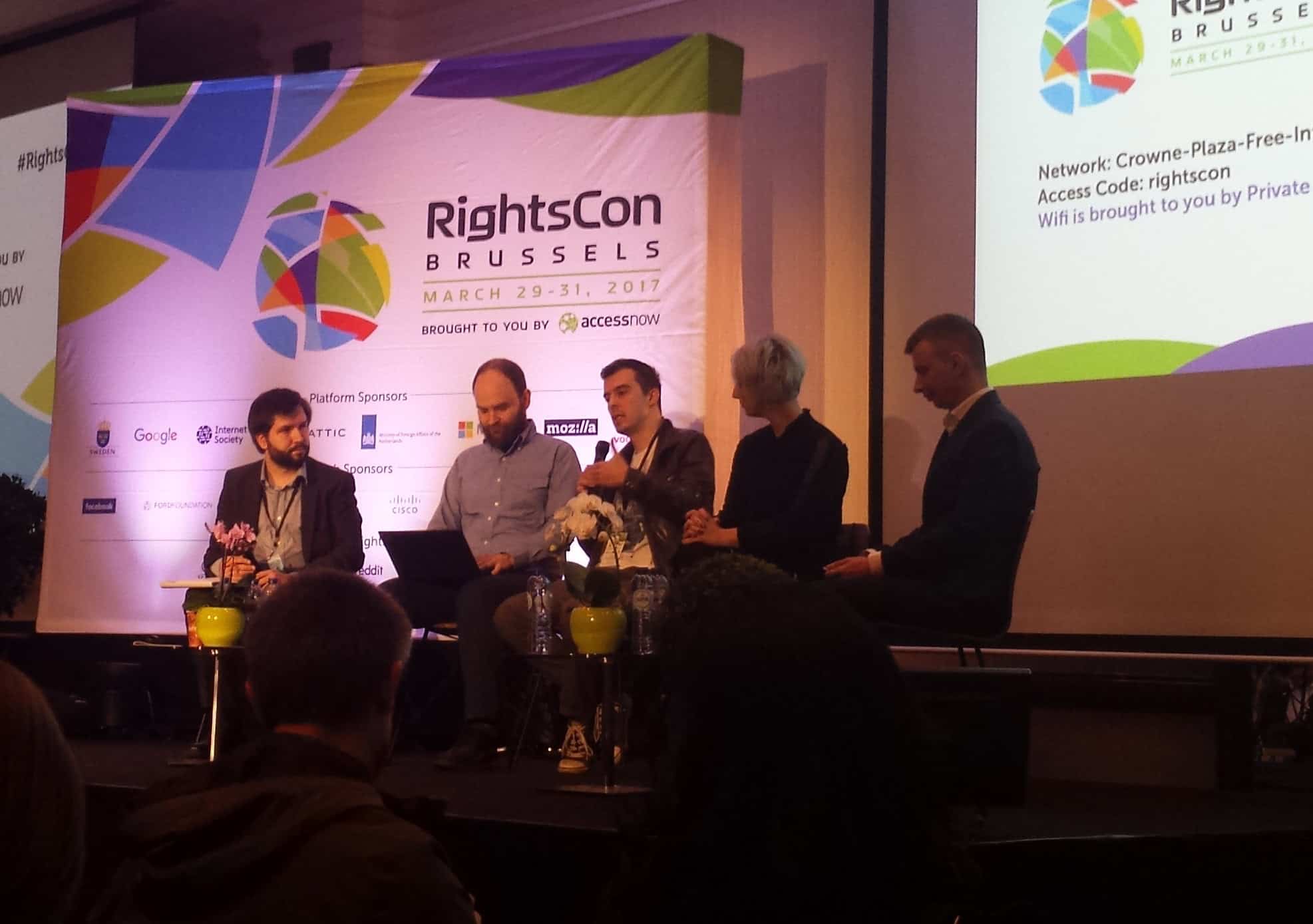 Mailfence au RightsCon Bruxelles 2017