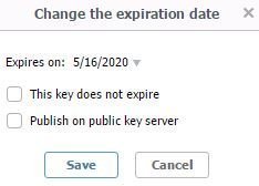 openpgp keystore: modify expiration date