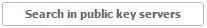 openpgp keystore: connection with public keyservers