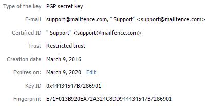 openpgp keystore: view keypair details