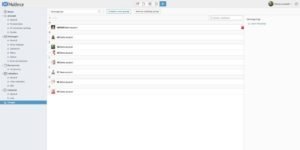 screen capture hom to create a Mailfence group