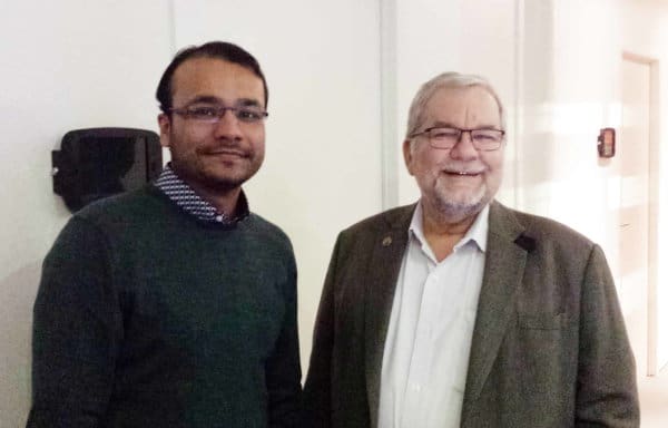 4º Cumbre de Correo electrónico OpenPGP (20-Oct-2018) en la sede de Mailfence: M. Salman Nadeem (analista de seguridad e información – Mailfence) con el Sr. Phil Zimmermann (Creador del OpenPGP, Cofundador de Silent Circle)