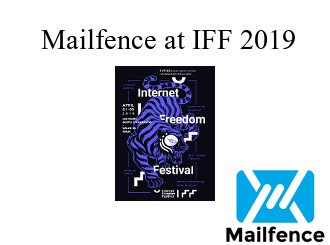 Mailfence at IFF 2019