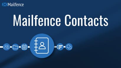 Mailfence Contacts