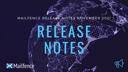Release notes November 2021