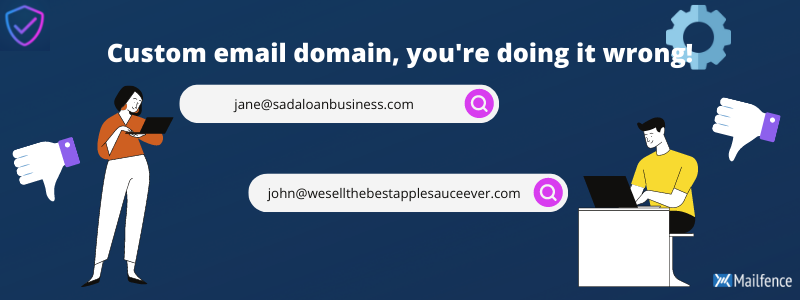 Dominio de correo electrónico personalizado: no cometa estos errores