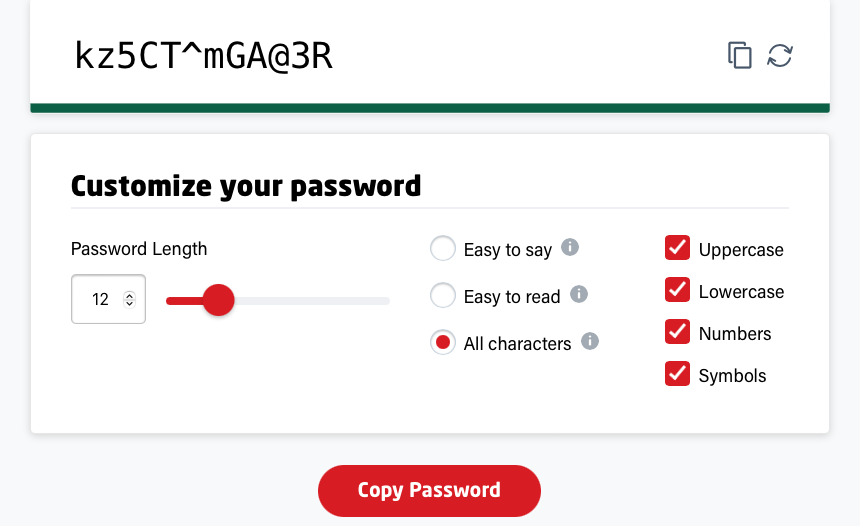 Password security best practices