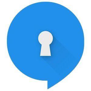 Le logo de l'app de messagerie sécurisée Signal