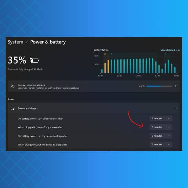 Set a short auto-lock period to protect your computer