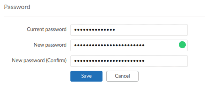 configurações conta Mailfence