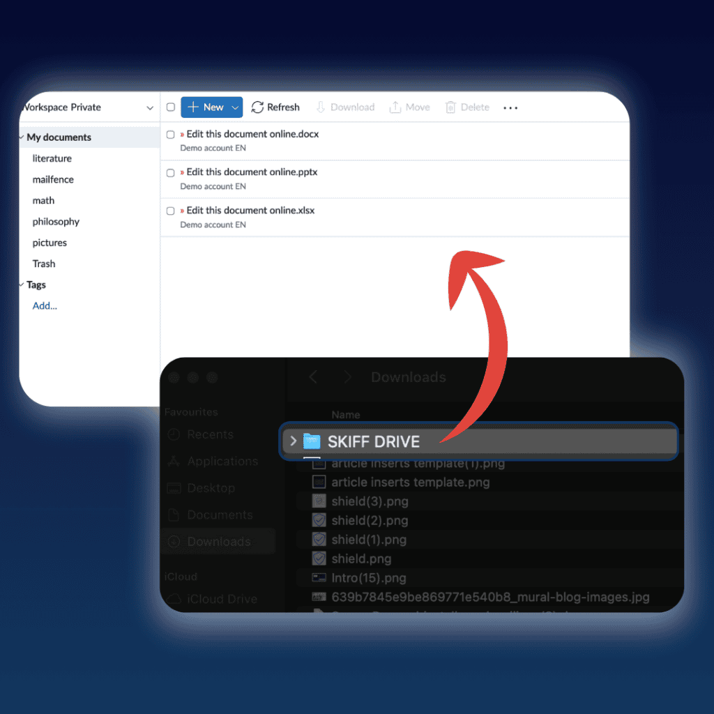 Migrate your Drive from Skiff to Mailfence