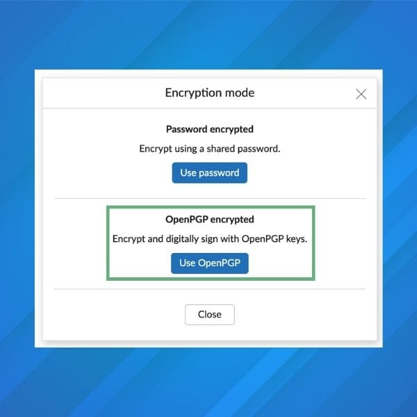 Combining end-to-end encryption with digital signatures
