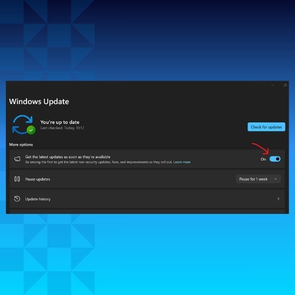 Setting up automatic updates in Windows to protect your computer