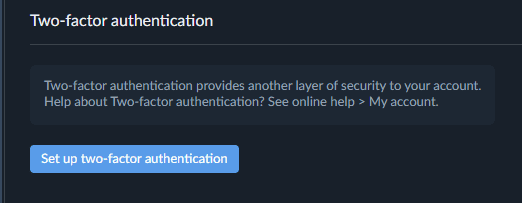 Activating 2FA on your Mailfence account