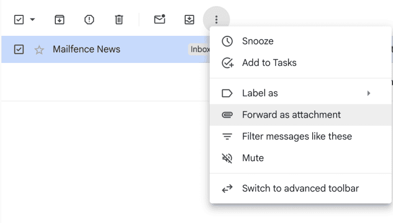 How to attach an email to an email in 2026 | Mailfence Blog
