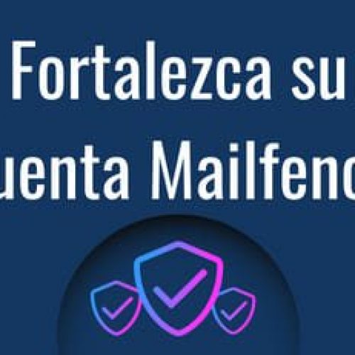 Fortalezca su cuenta de mailfence